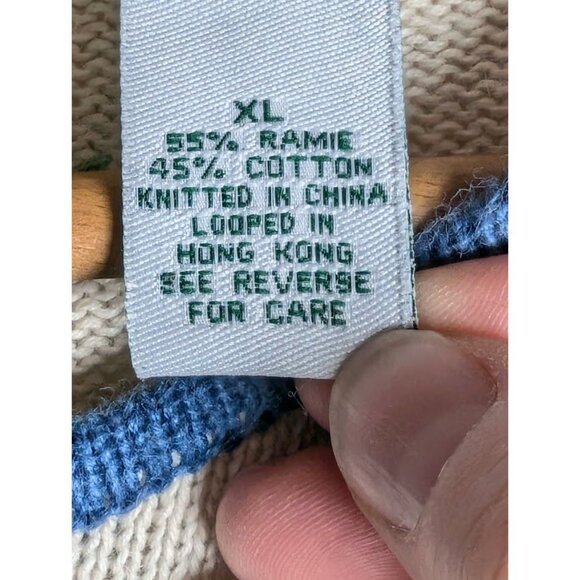 National Wildlife Cardigan Sweater XL Floral Embroidered Cottagecore Grandma Zip - Picture 6 of 11